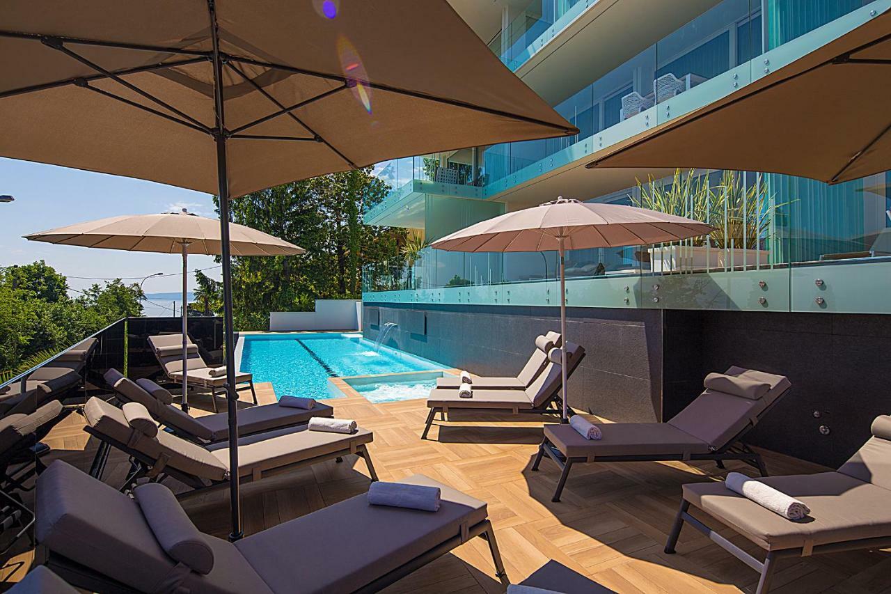 Opatija Deluxe Apartment With Swimming Pool Exterior foto